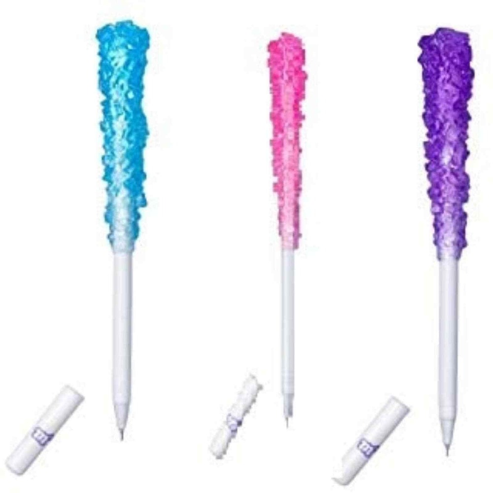More Than Magic Rock Candy Pen Set Kids OS Blue Pink Purple Novelty Stationery